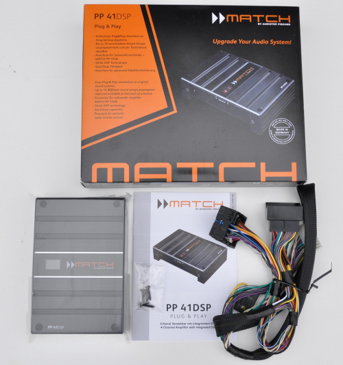 MATCH PP41DSP BMW EDITION1.0 4-CHANNEL AMP LEFT HAND DRIVE ONLY